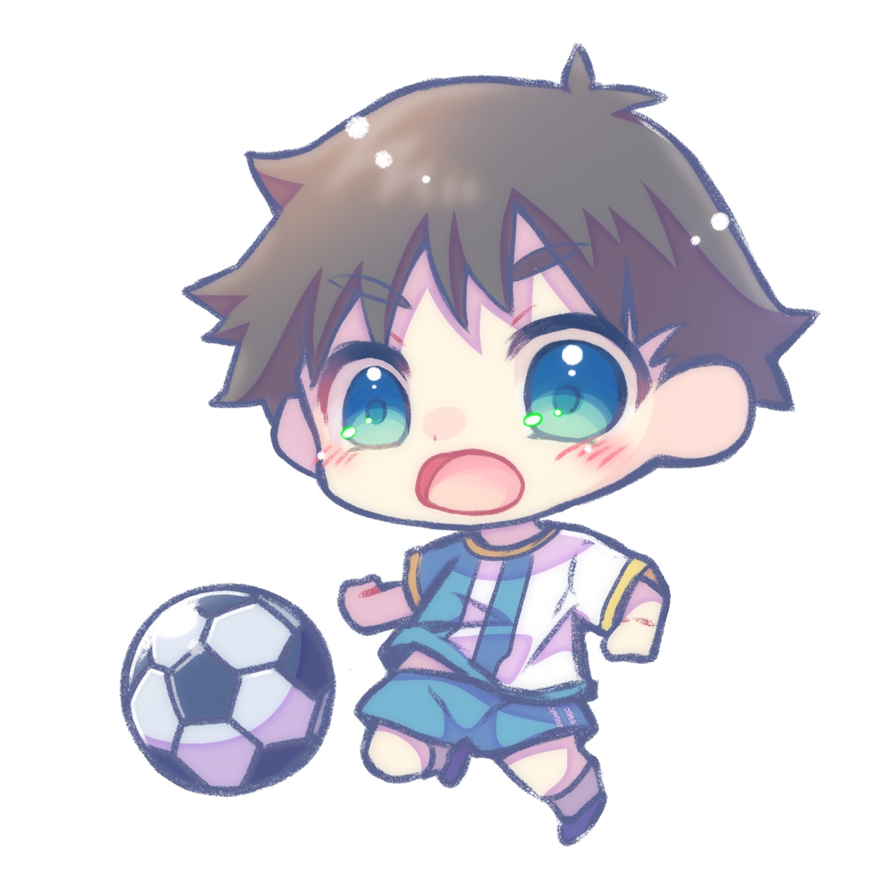 サッカーイラスト画像
